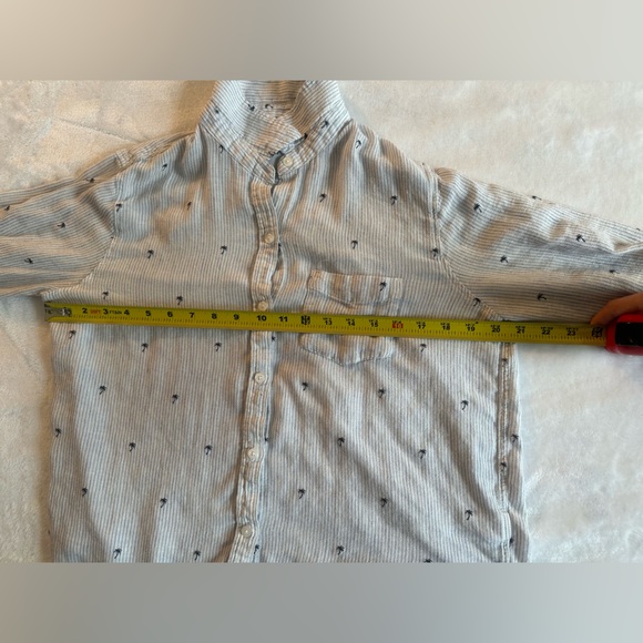Rails $178 from Neiman Marcus charli palm tree linen blouse. medium. Super soft - Picture 5 of 7